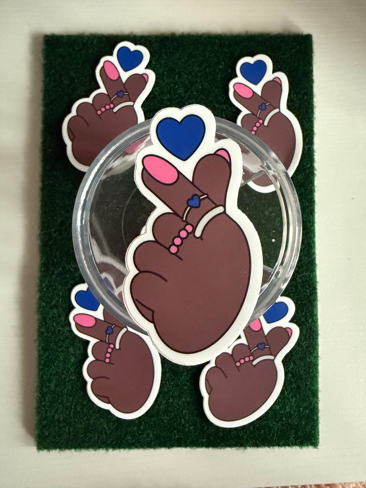 Korean Heart Hand Gesture