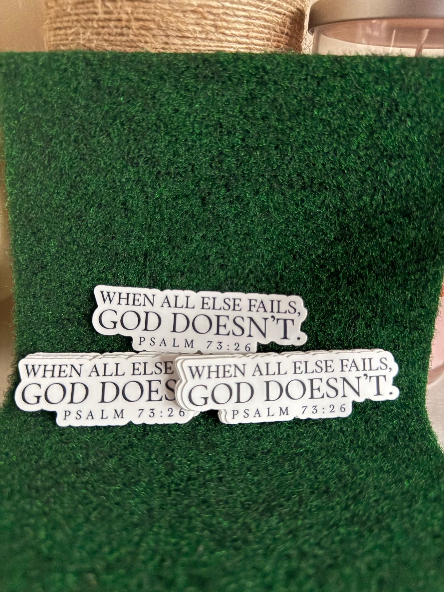 When All Else Fails, God Doesn’t