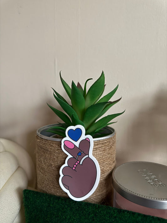 Korean Heart Hand Gesture