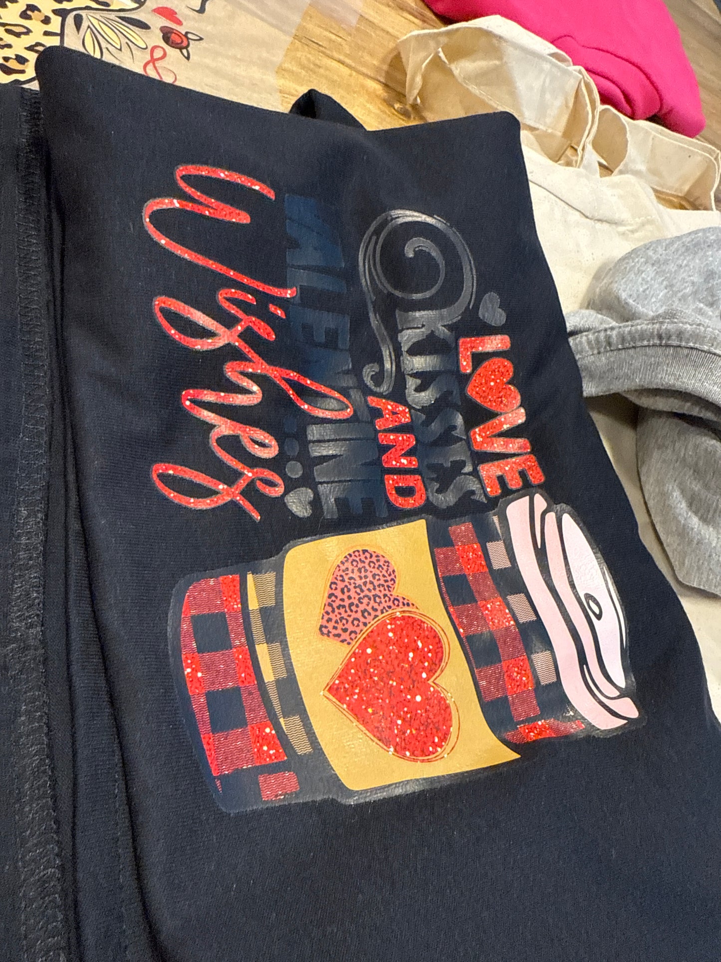 Love kisses and Valentine wishes