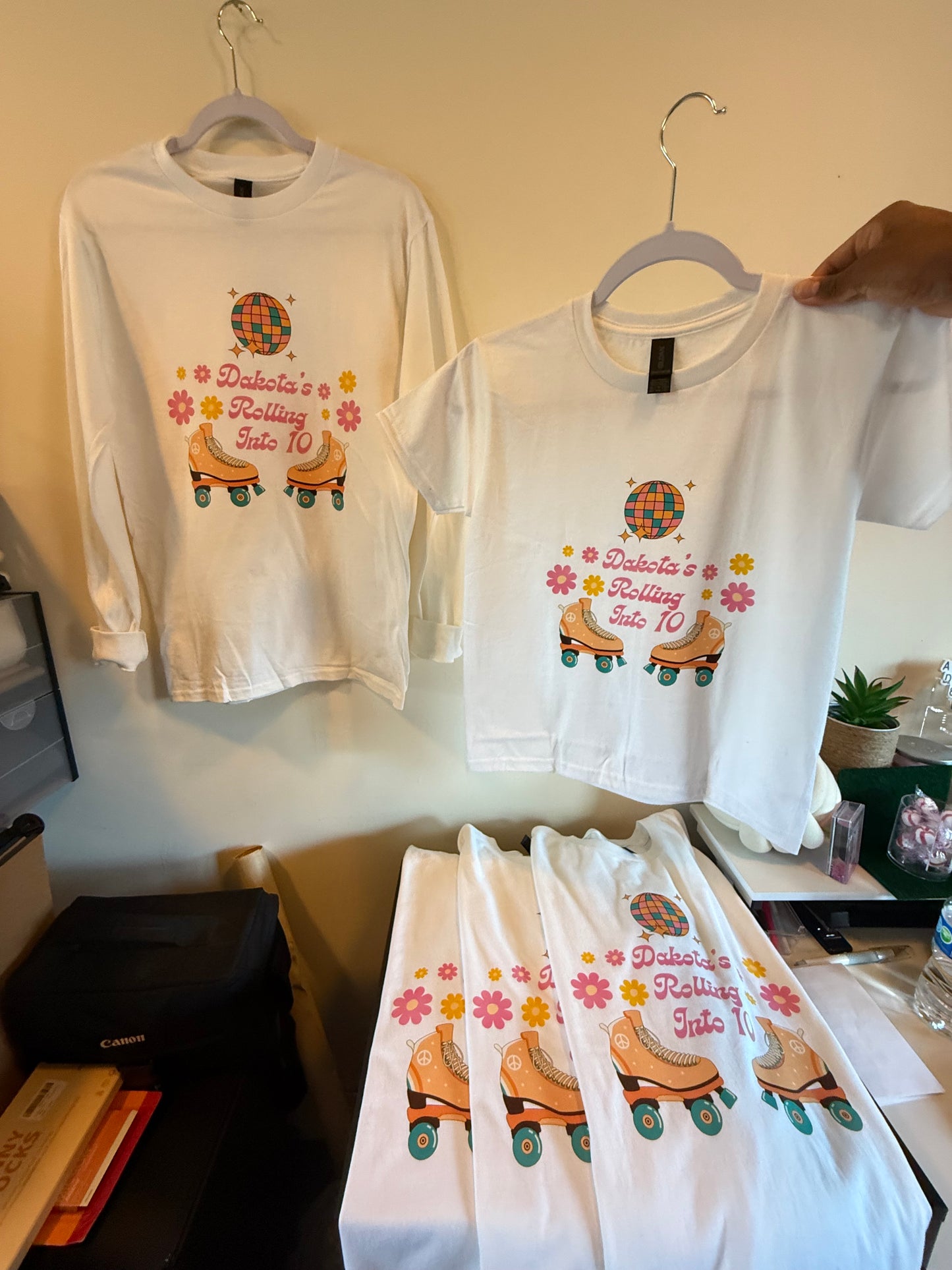 Custom 70s Roller Skating Party