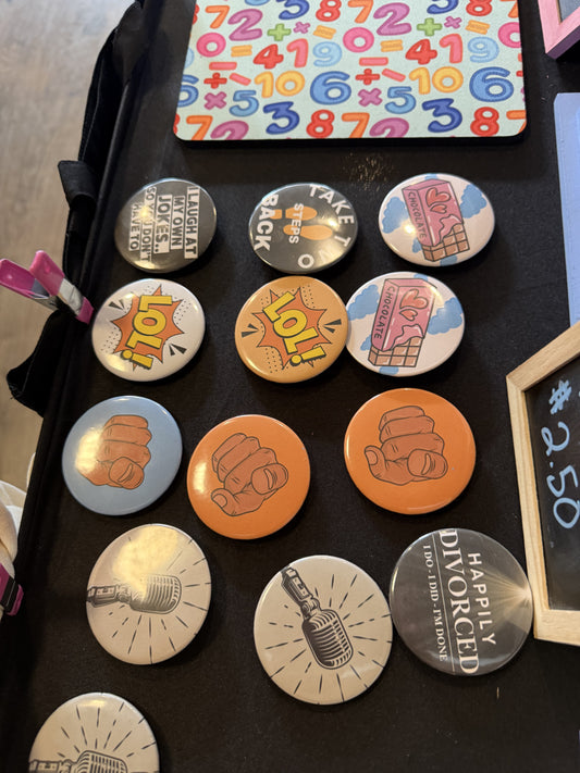 2.25 in Buttons