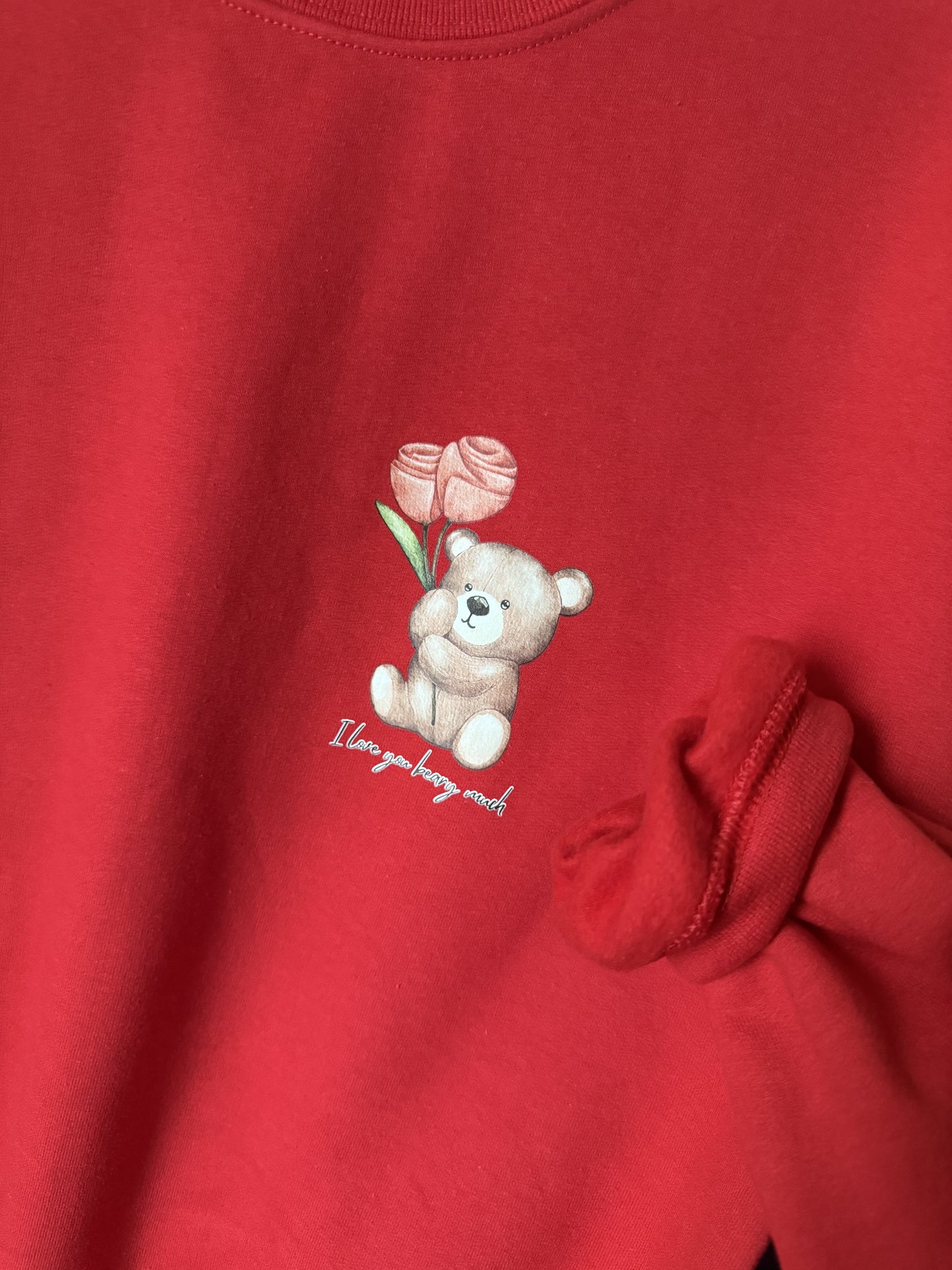 I Love You Beary Much Cozy Crewneck