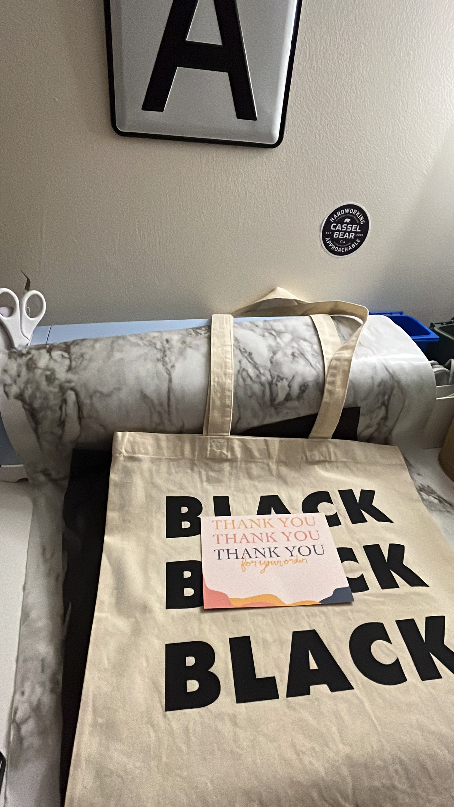 BLACK Tote Bag