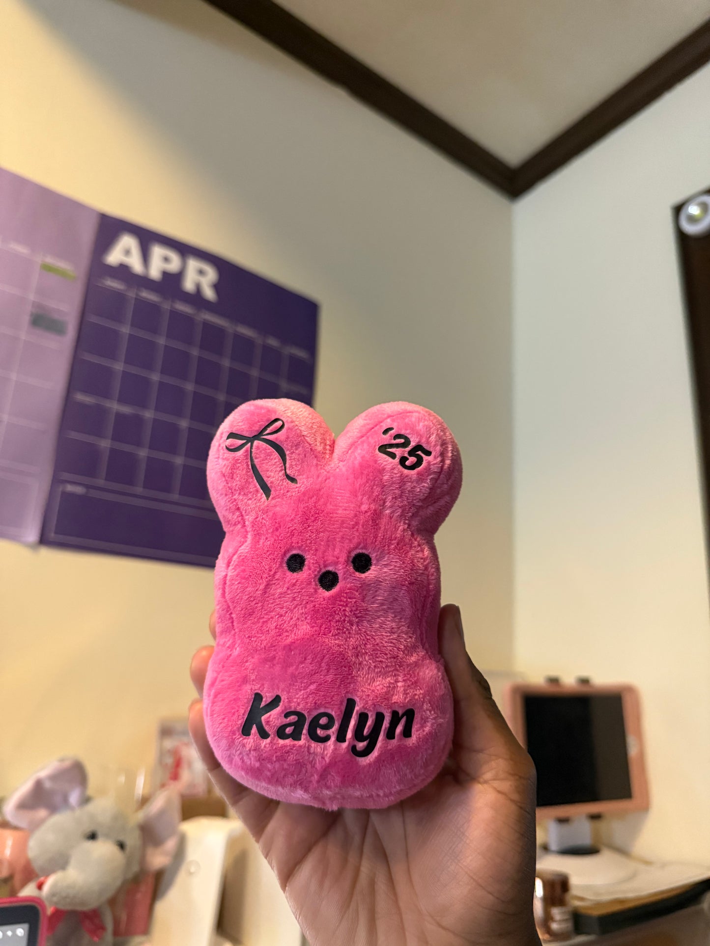 Easter Peep with Names & Year
