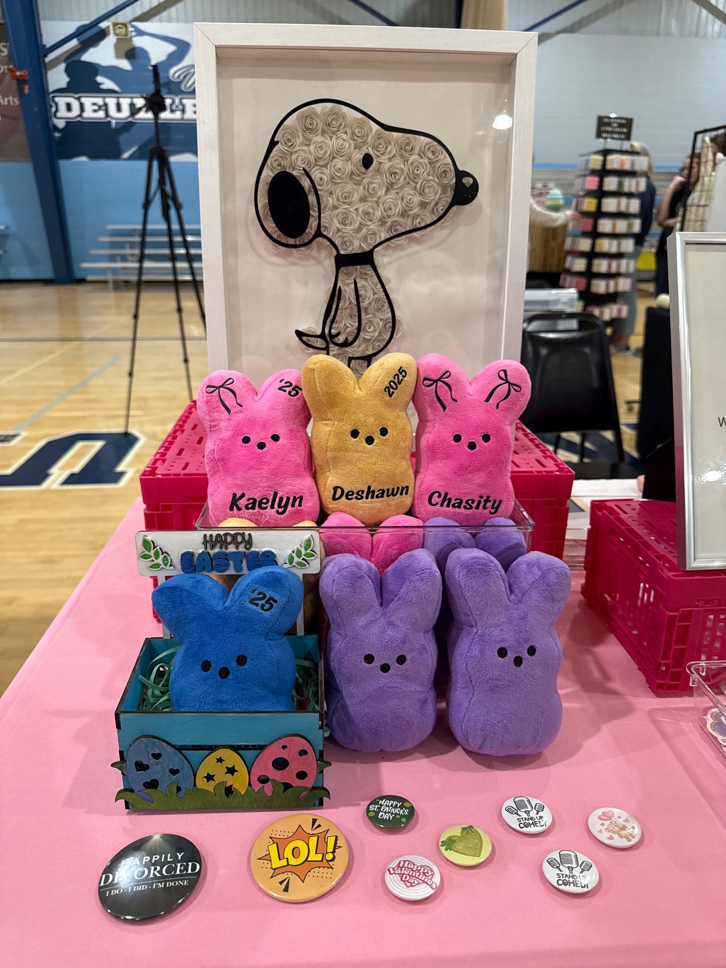 Easter Peep with Names & Year