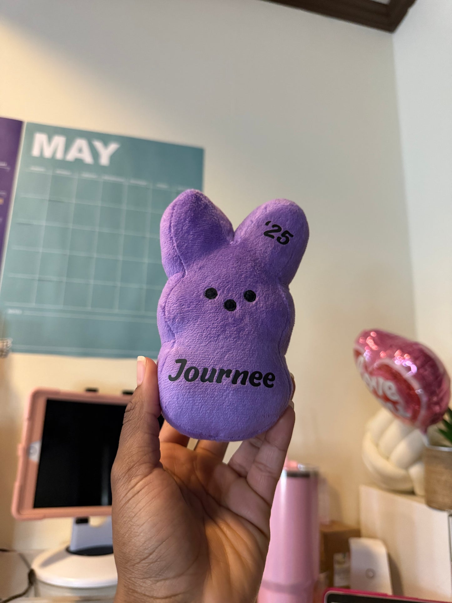 Easter Peep with Names & Year