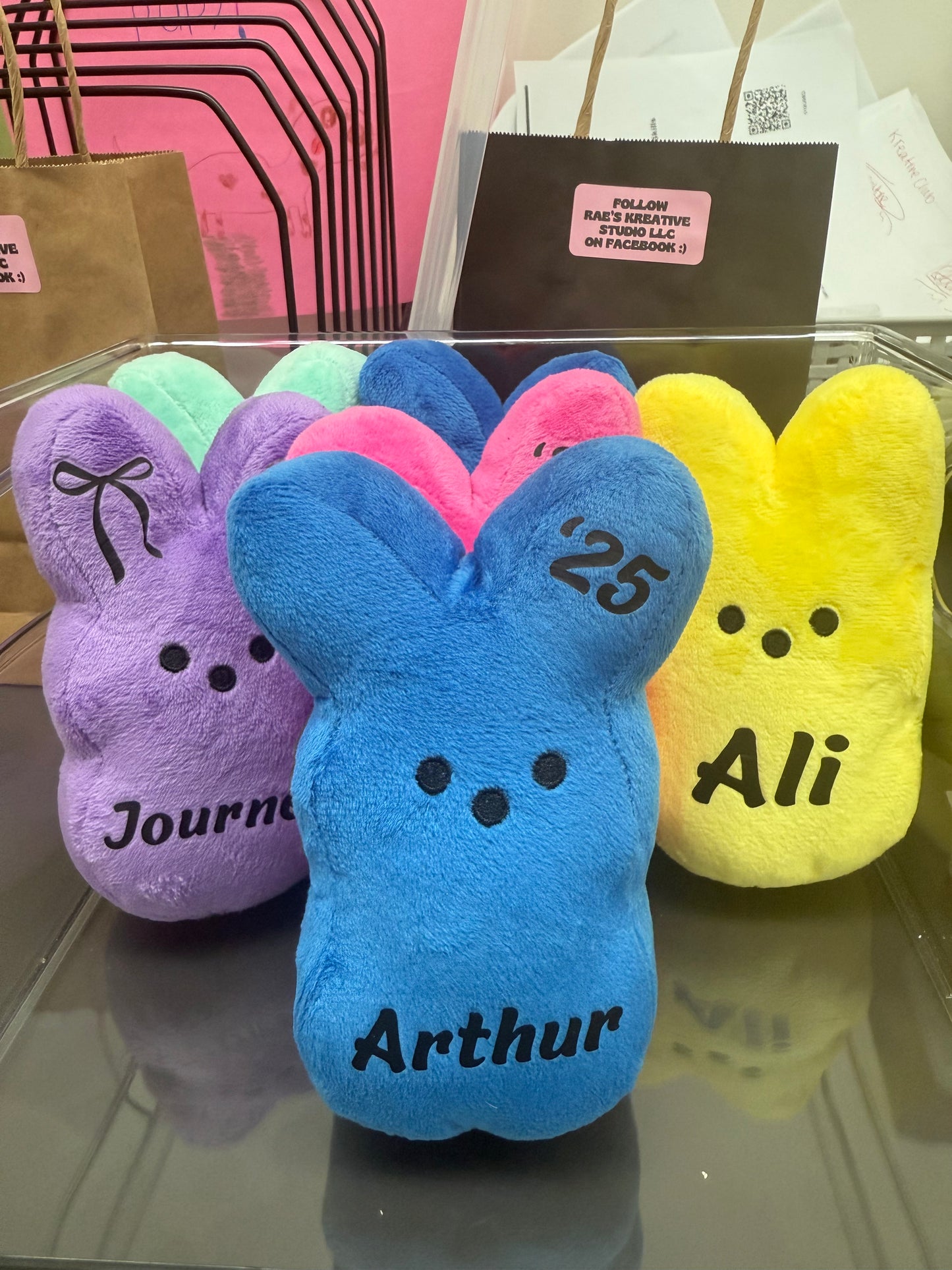 Easter Peep with Names & Year