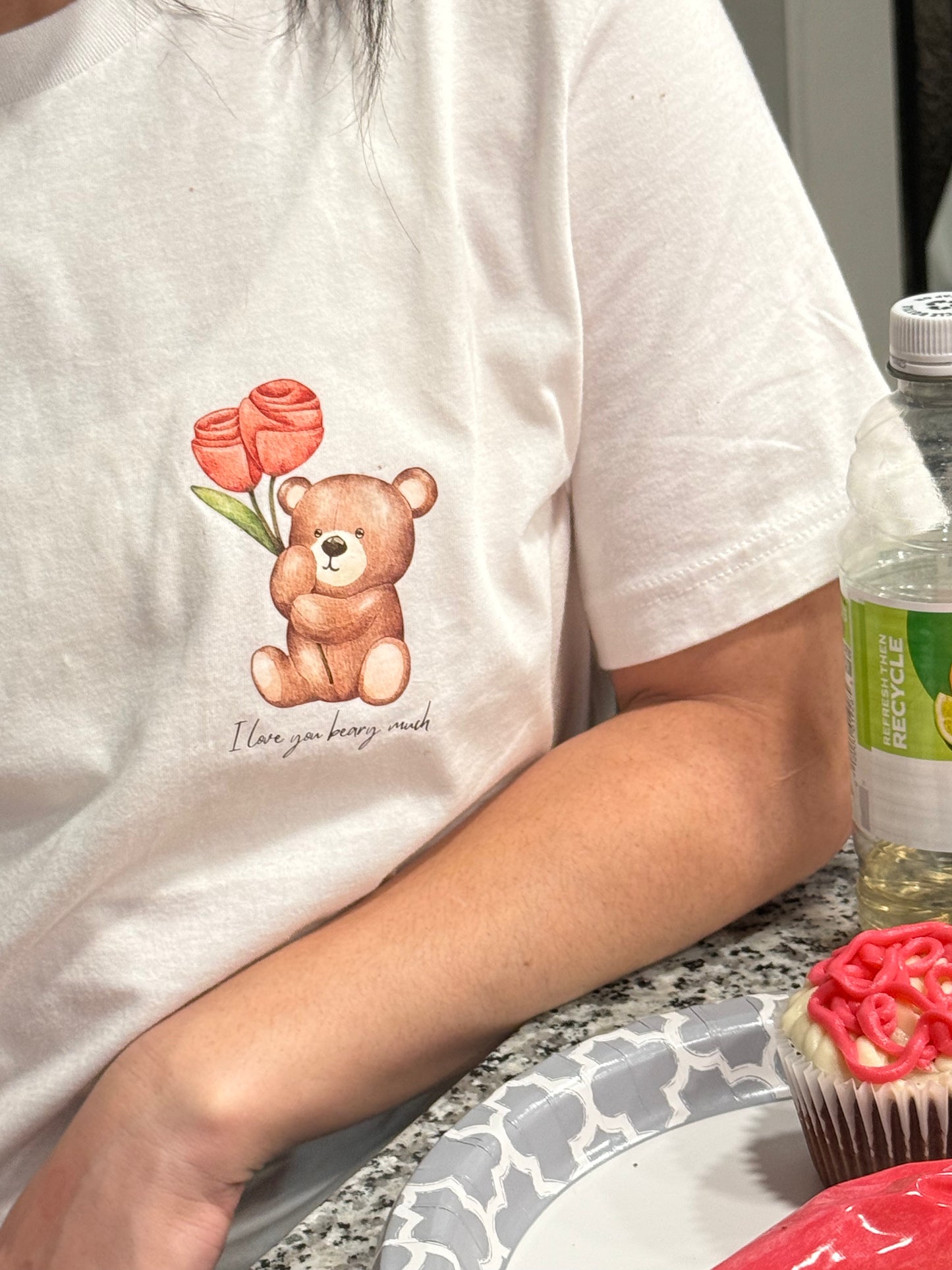 I Love You Beary Much - Unisex Cotton T-Shirt
