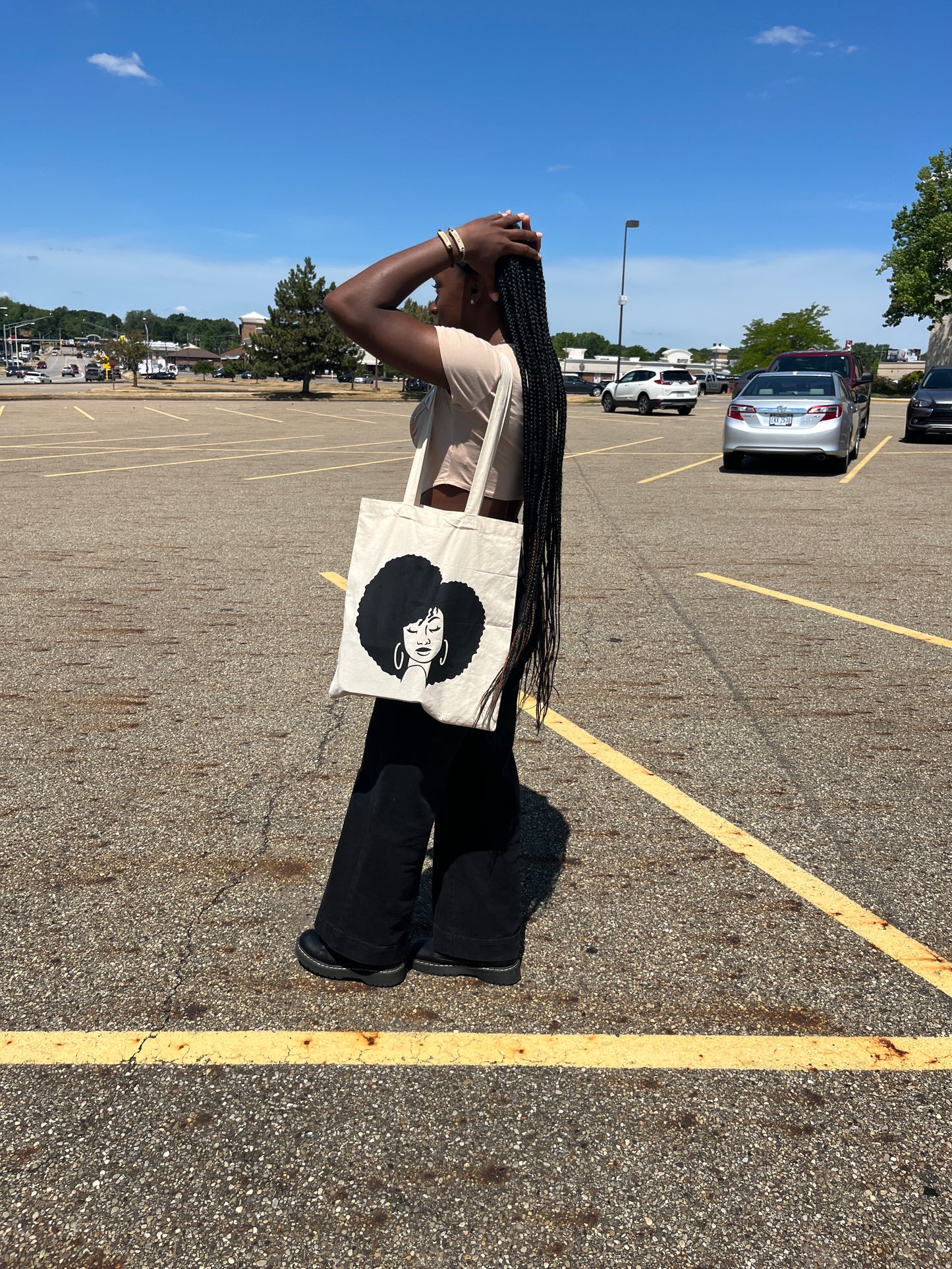 "Natural Beauty" Canvas Tote